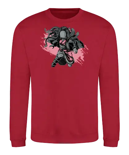Dark Nezuko - demon, slayer, anime, manga - Sweatshirt
