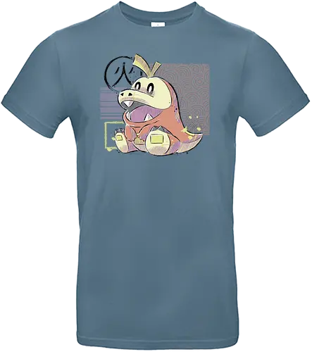 Fire Crocodile - pocket, monster, feuer, starter - Standard T-Shirt