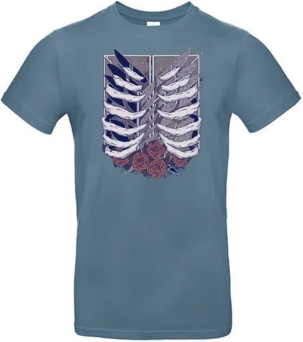 Recon Corps - recon corps, recon, flower, skeleton, skelett - Standard T-Shirt
