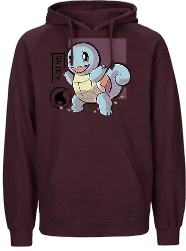 Cute Turtle - pocket, monster, water, starter - Fairtrade Hoodie