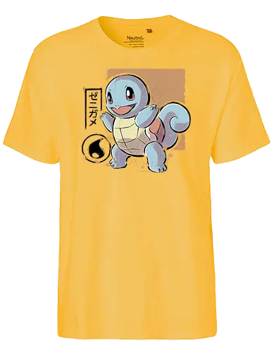 Cute Turtle - pocket, monster, water, starter - Fairtrade T-Shirt