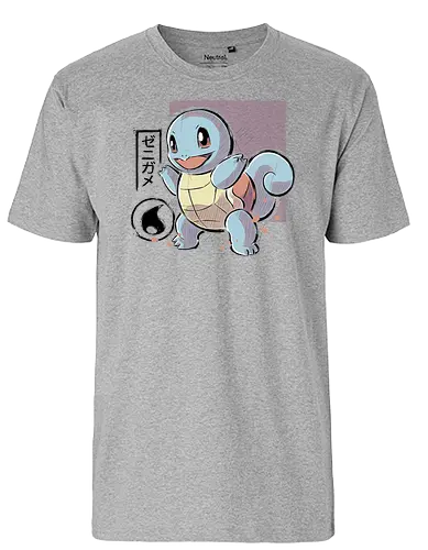 Cute Turtle - pocket, monster, water, starter - Fairtrade T-Shirt