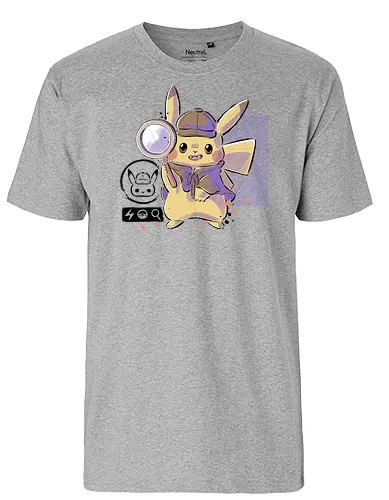 Detective - pocket, monster, detektiv, elektro, starter - Fairtrade T-Shirt