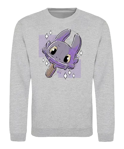 Dragon Cream - ice, summer, snack, dragon, cute, icecream - Sweatshirt