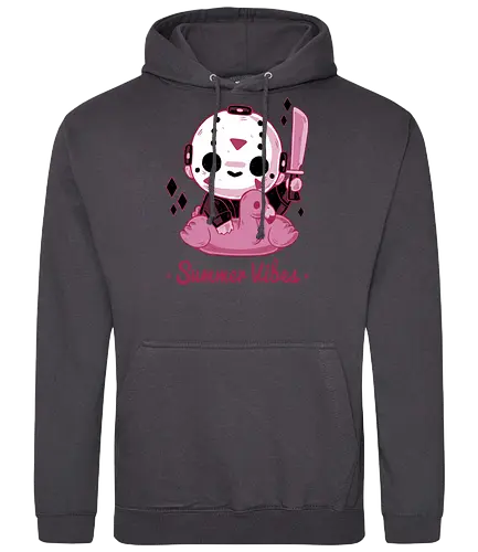 Creepy Summer Vibes - cute, horror, jason, holidays, summer - Standard Hoodie