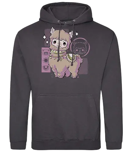 Cute Alpaca - alpaca, llama, lama, cute, Alpaka - Standard Hoodie