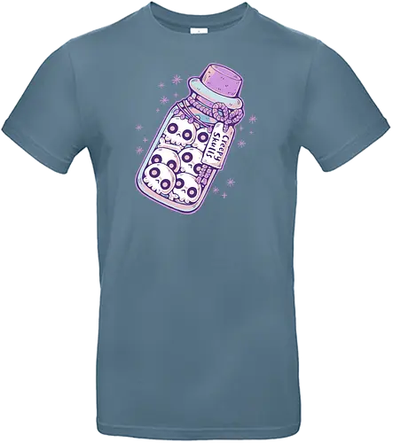 Creepy Skulls - skull, schädel, cute - Standard T-Shirt