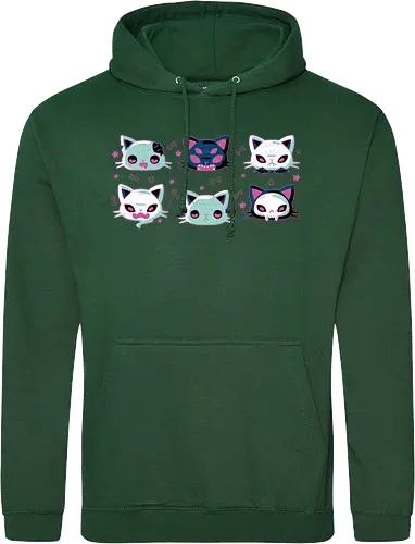 Halloween Cat Heads