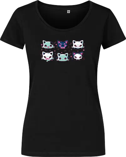 Halloween Cat Heads