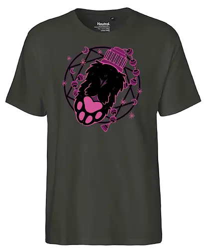 Rabbits Foot - luck, charm, rabbit foot, Hasenpfote, glück - Fairtrade T-Shirt