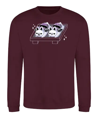 Sushi Bat - sushi, fledermaus, cute, bat - Sweatshirt