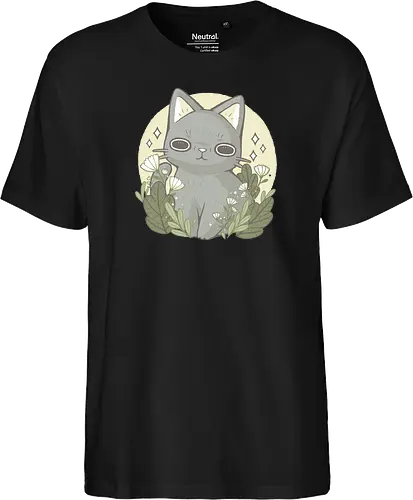 Cat and Flowers