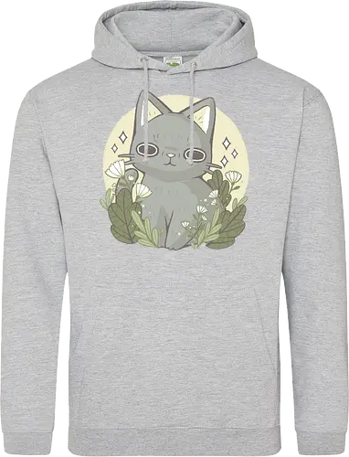 Cat and Flowers