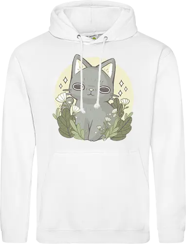 Cat and Flowers