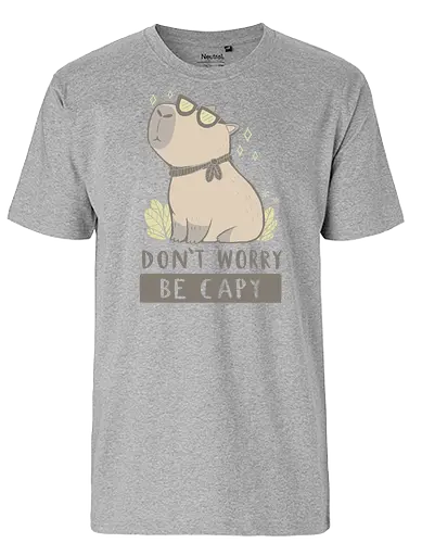Be Capy - Capybara, be happy, cute - Fairtrade T-Shirt