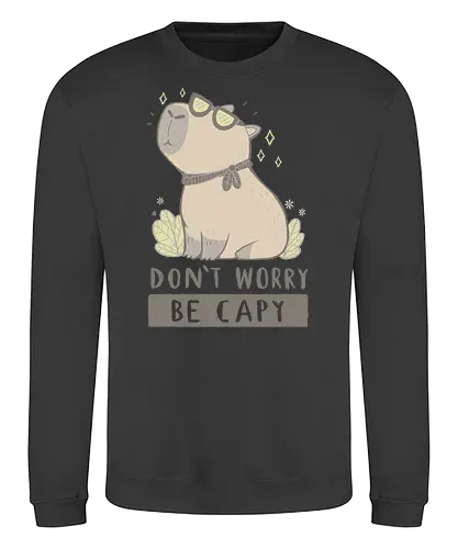 Be Capy - Capybara, be happy, cute - Sweatshirt