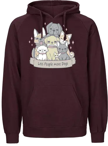 More Dogs - hund, dog, good boy, cute - Fairtrade Hoodie