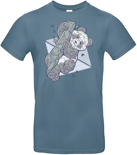 Paper Panda - panda, bär, cute, Geometry, br - Standard T-Shirt