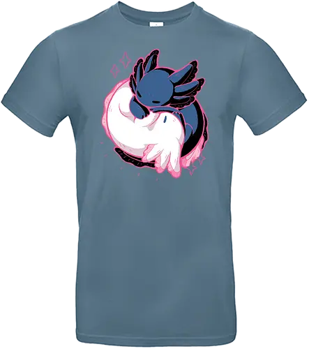 Axolotl Yin Yang - Axolotl, yin, yang, cute - Standard T-Shirt