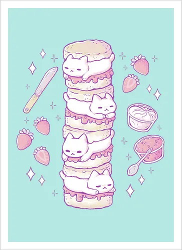 Cute Cat Scones