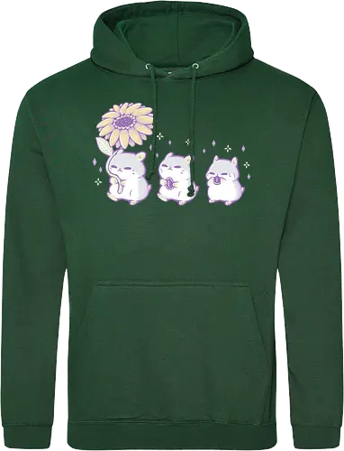 Cute Hamsters with Sunflower