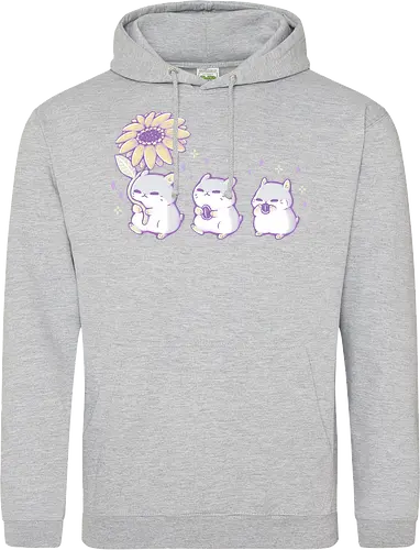 Cute Hamsters with Sunflower