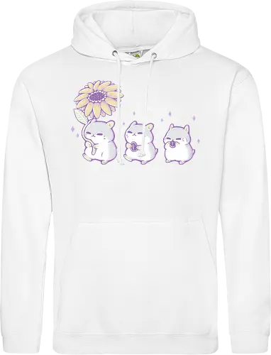 Cute Hamsters with Sunflower