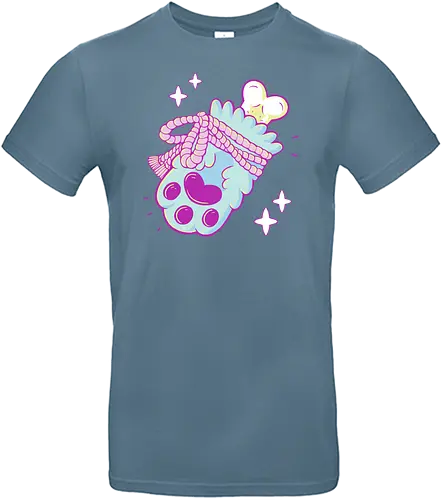 Pastel Rabbits Foot - rabbit foot, hase, Hasenpfote, lucky, glück - Standard T-Shirt