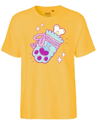 Pastel Rabbits Foot - rabbit foot, hase, Hasenpfote, lucky, glück - Fairtrade T-Shirt
