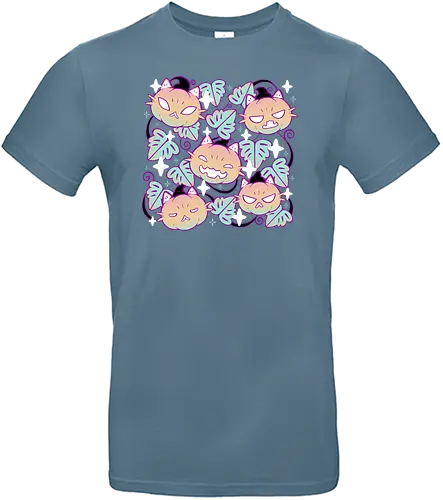 Pumpkin Cat Garden - pumpkin, kürbis, jack-o-lantern, cat, katze, halloween - Standard T-Shirt
