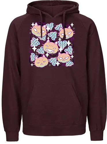 Pumpkin Cat Garden - pumpkin, kürbis, jack-o-lantern, cat, katze, halloween - Fairtrade Hoodie