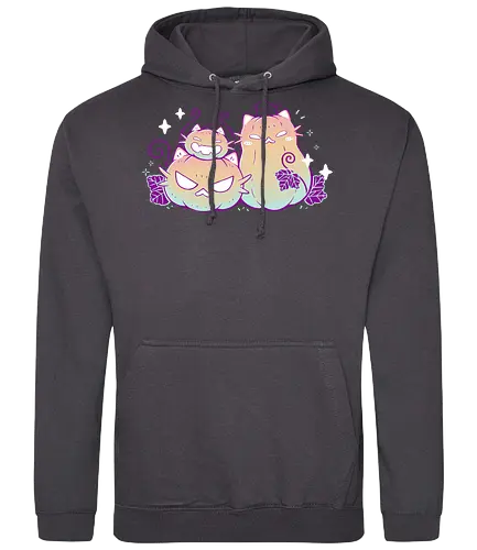 Pumpkin Cats - cat, katze, kürbis, jack-o-lantern, halloween - Standard Hoodie