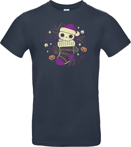 Cute Christmas Stocking Skull