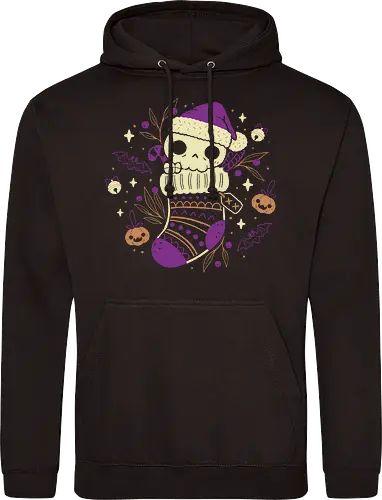 Cute Christmas Stocking Skull