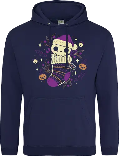 Cute Christmas Stocking Skull