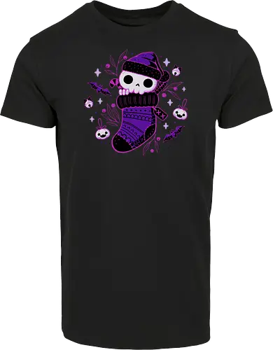 Creepy Cute Christmas Stocking Skull