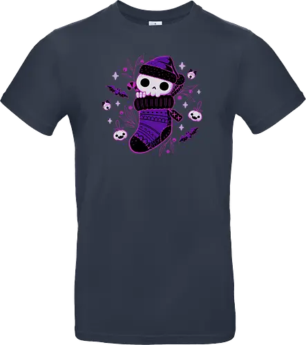 Creepy Cute Christmas Stocking Skull