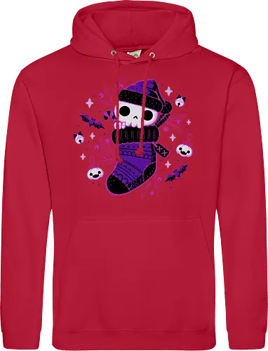 Creepy Cute Christmas Stocking Skull