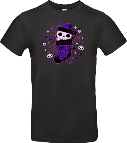 Creepy Cute Christmas Stocking Skull