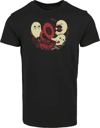 Spooky Cute Gramophone Ghosts