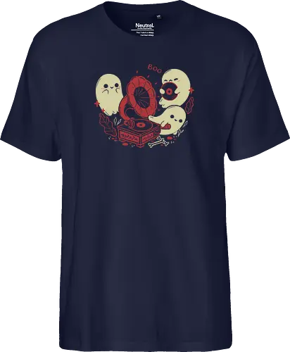 Spooky Cute Gramophone Ghosts