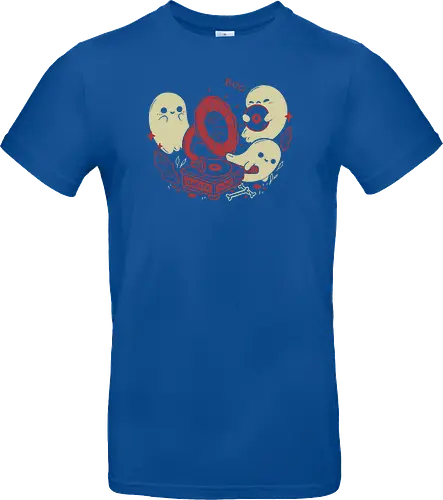 Spooky Cute Gramophone Ghosts