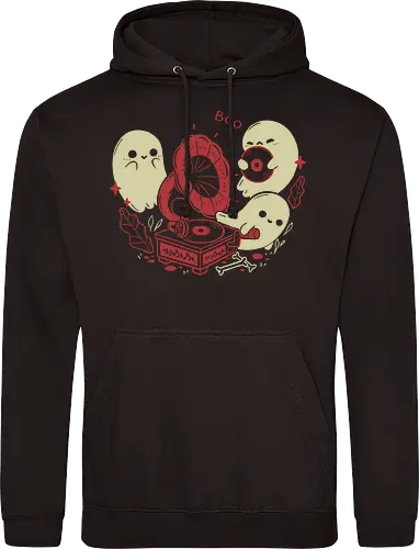 Spooky Cute Gramophone Ghosts
