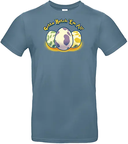 Gotta hatch 'em all - mashup, game, dragon, drache, eier, eggs, anime, manga, gaming, pocket, monster, retro, classic, thrones - Standard T-Shirt