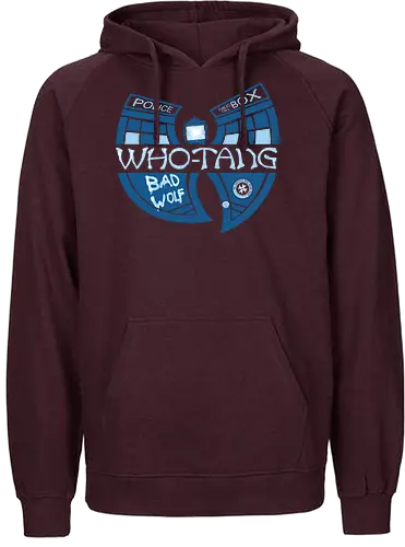 Who Tang - bbc, wu tang clan, mashup, bad wolf, Doctor - Fairtrade Hoodie
