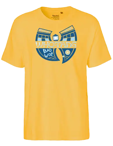 Who Tang - bbc, wu tang clan, mashup, bad wolf, Doctor - Fairtrade T-Shirt