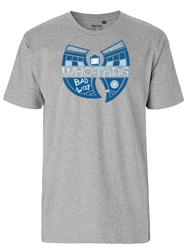 Who Tang - bbc, wu tang clan, mashup, bad wolf, Doctor - Fairtrade T-Shirt