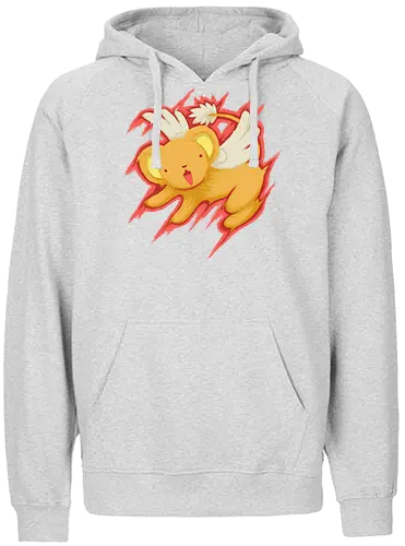 The Clow King - lion, king, könig, löwe, card, captor, sakura, anime, magic, cards, karten - Fairtrade Hoodie