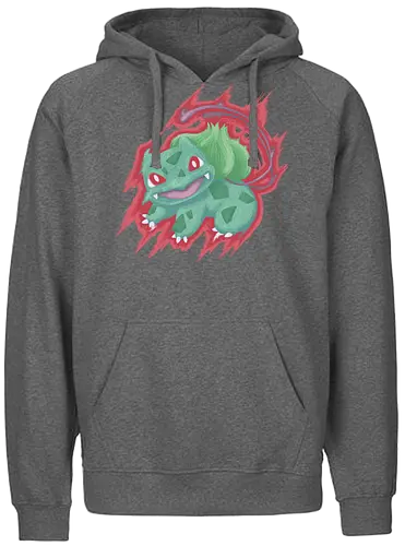 The Grass King - lion, löwe, king, könig, pocket, monster, grass, pflanze, retrogaming, classic games - Fairtrade Hoodie