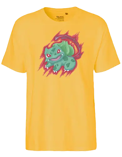 The Grass King - lion, löwe, king, könig, pocket, monster, grass, pflanze, retrogaming, classic games - Fairtrade T-Shirt
